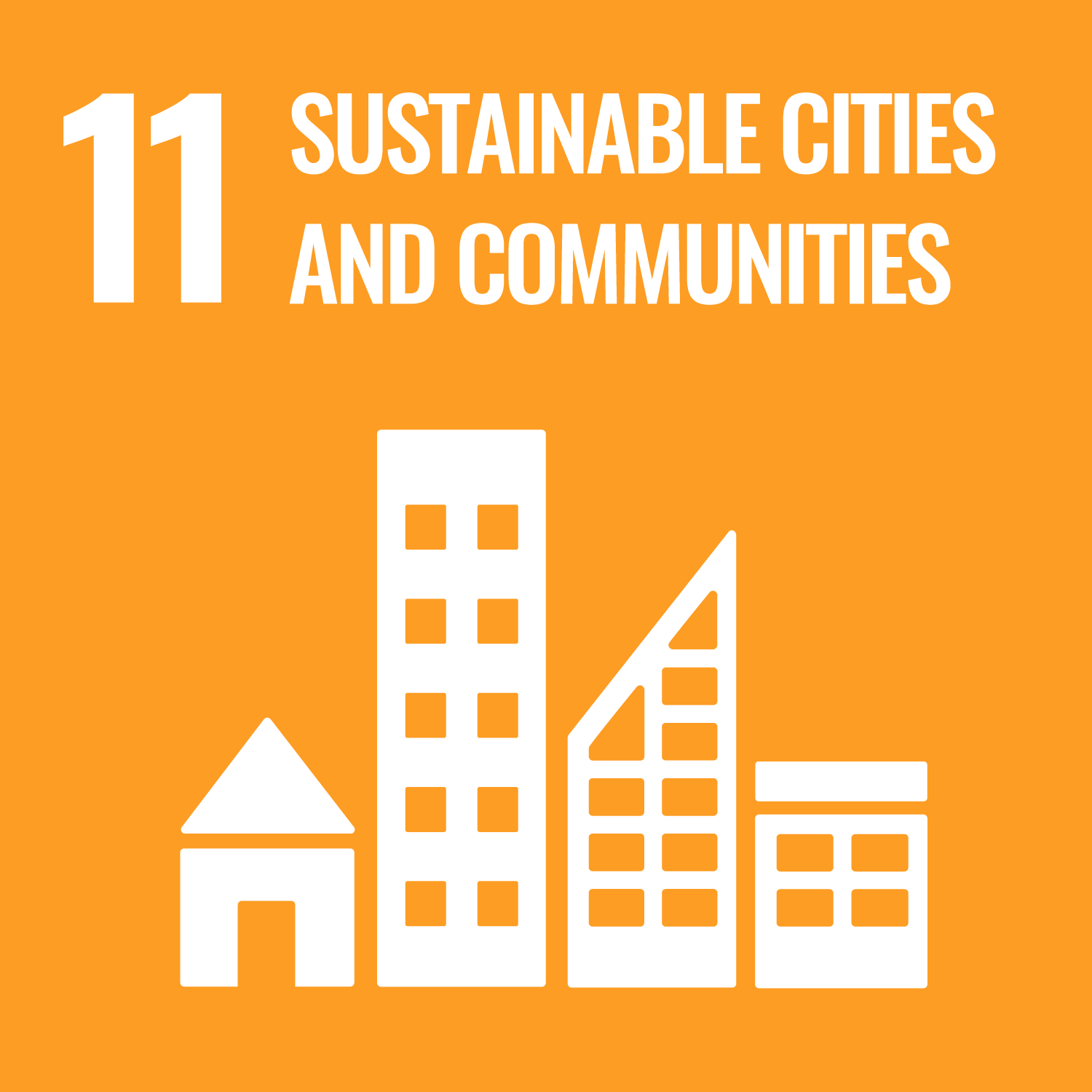 Sustainable Cities and Communities SDG Graphic